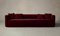 The Breuer Sofa - Mohair Crimson