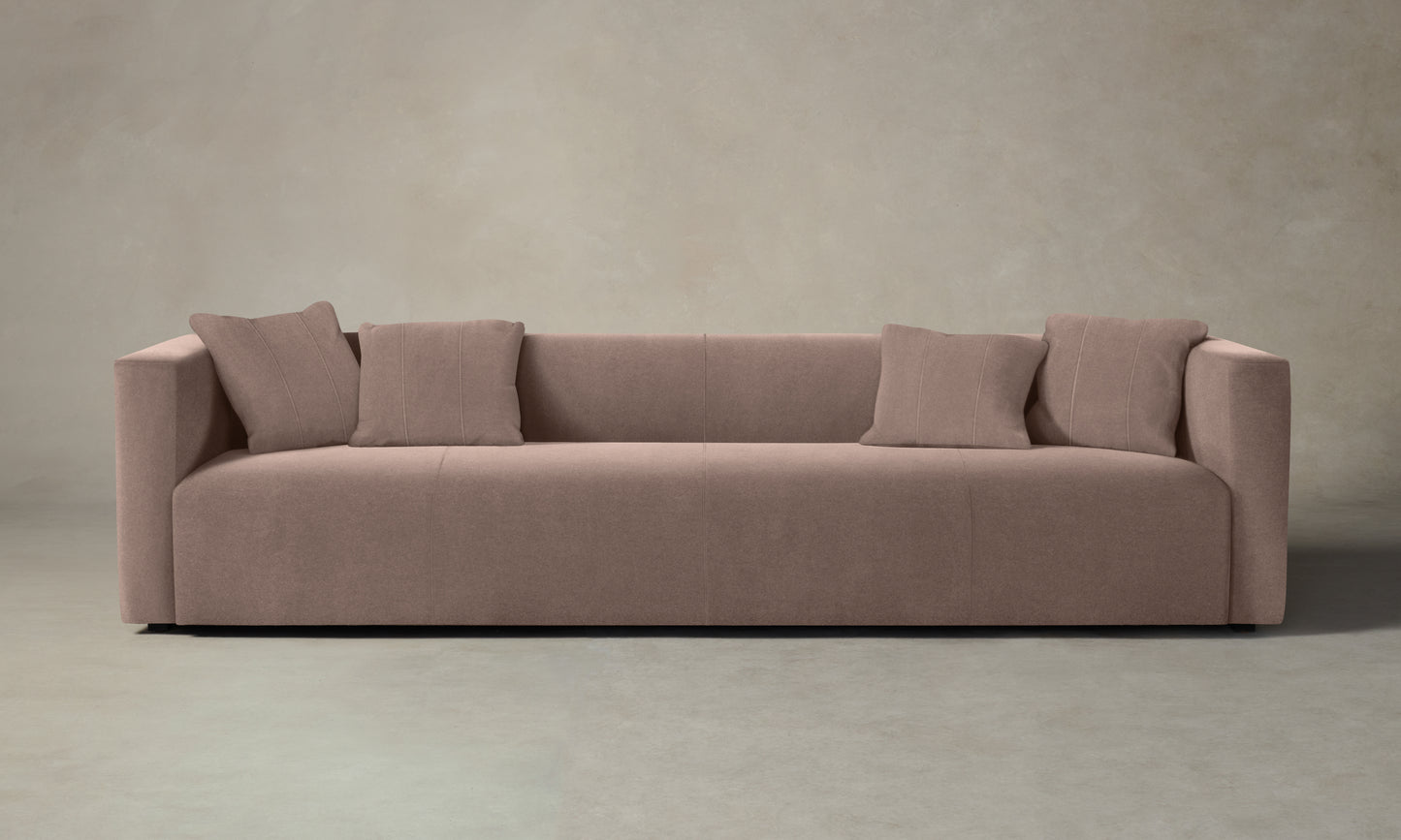 The Breuer Sofa - Mohair Peony