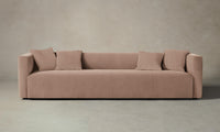 The Breuer Sofa - Performance Velvet Dusty Rose