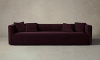 The Breuer Sofa - Performance Velvet Merlot