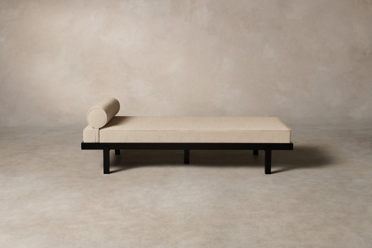 The Bruna Daybed - Performance Textural Weave Savanna