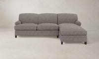 The Carmine Sectional - Belgian Linen Agate