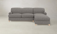 The Carmine Sectional - Belgian Linen Agate