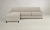 The Carmine Sectional - Belgian Linen Alder