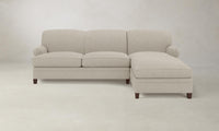 The Carmine Sectional - Belgian Linen Alder