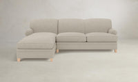 The Carmine Sectional - Belgian Linen Alder