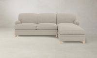 The Carmine Sectional - Belgian Linen Alder