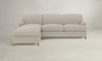 The Carmine Sectional - Belgian Linen Alder