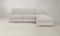 The Carmine Sectional - Italian Bouclé Fossil