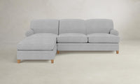 The Carmine Sectional - Italian Bouclé Waterfall