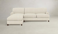 The Carmine Sectional - Italian Bouclé White