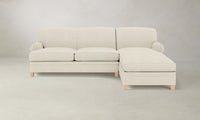 The Carmine Sectional - Italian Bouclé White