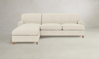 The Carmine Sectional - Italian Bouclé White