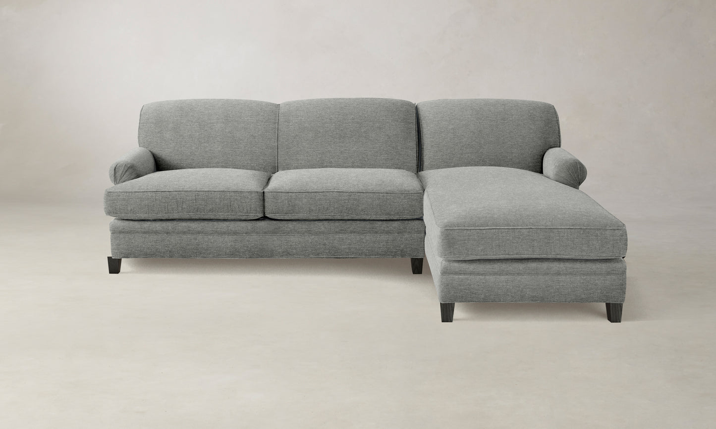 The Carmine Sectional - Merino Granite