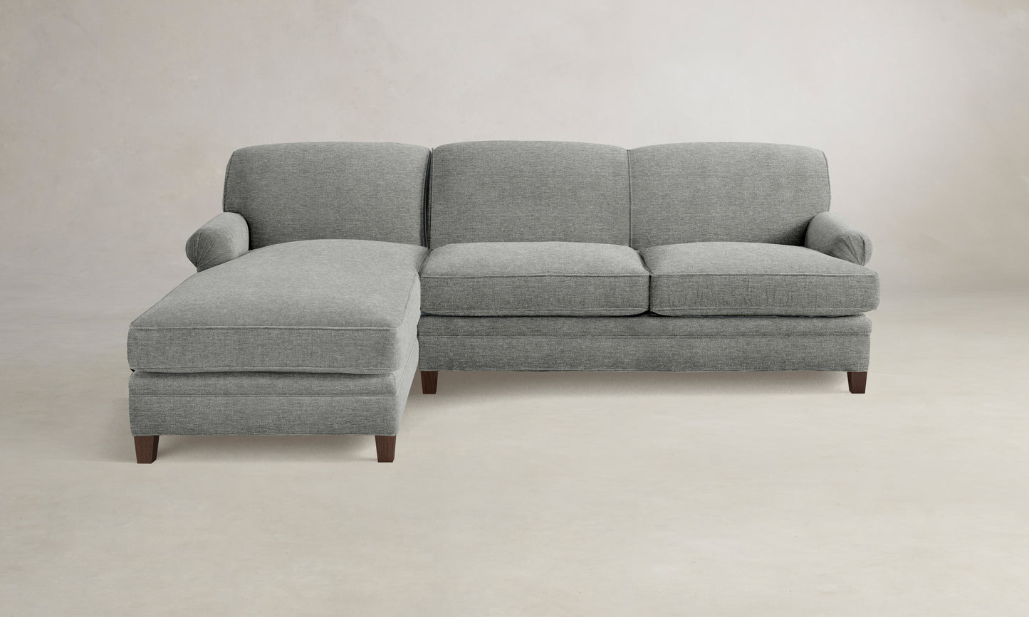 The Carmine Sectional - Merino Granite