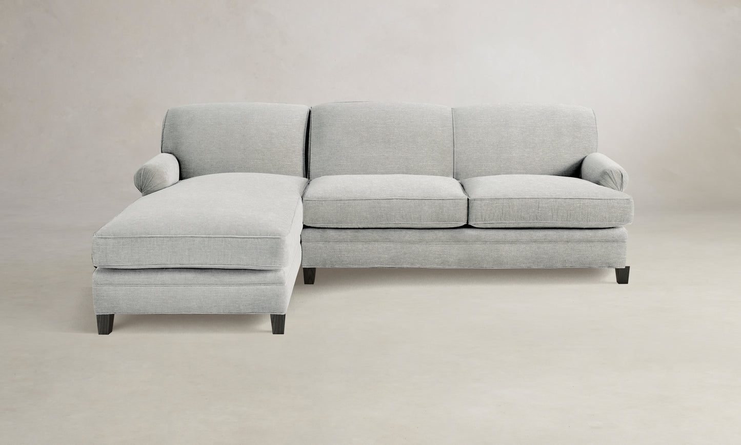 The Carmine Sectional - Merino Heather Grey