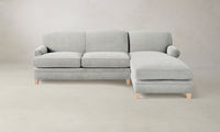 The Carmine Sectional - Merino Heather Grey