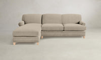 The Carmine Sectional - Merino Wheat