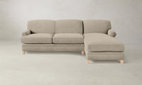 The Carmine Sectional - Merino Wheat