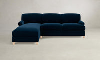 The Carmine Sectional - Mohair Admiral