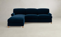 The Carmine Sectional - Mohair Admiral