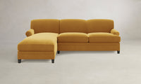 The Carmine Sectional - Mohair Amber