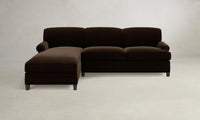 The Carmine Sectional - Mohair Chocolate