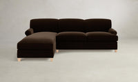 The Carmine Sectional - Mohair Chocolate