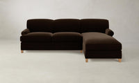 The Carmine Sectional - Mohair Chocolate