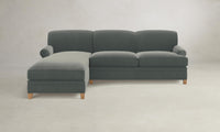 The Carmine Sectional - Mohair Fog