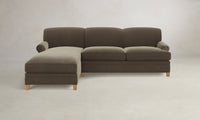 The Carmine Sectional - Mohair Mink