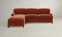 The Carmine Sectional - Mohair Spice