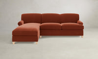 The Carmine Sectional - Mohair Spice