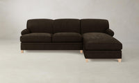 The Carmine Sectional - Nubuck Leather Espresso