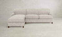 The Carmine Sectional - Nubuck Leather Sail