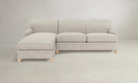 The Carmine Sectional - Nubuck Leather Sail