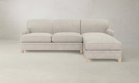 The Carmine Sectional - Nubuck Leather Sail