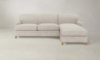 The Carmine Sectional - Nubuck Leather Sail