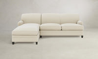 The Carmine Sectional - Performance Linen Weave Prairie