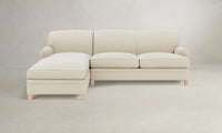 The Carmine Sectional - Performance Linen Weave Prairie