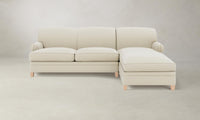 The Carmine Sectional - Performance Linen Weave Prairie