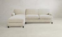 The Carmine Sectional - Performance Mélange Weave Shell