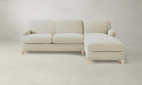 The Carmine Sectional - Performance Mélange Weave Shell