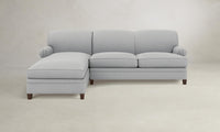 The Carmine Sectional - Performance Linen Weave Cloud