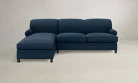 The Carmine Sectional - Performance Linen Weave Bay