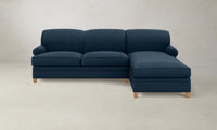 The Carmine Sectional - Performance Linen Weave Bay