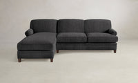 The Carmine Sectional - Performance Tweed Char