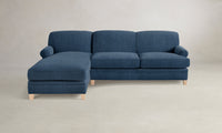 The Carmine Sectional - Performance Tweed Denim