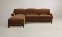 The Carmine Sectional - Performance Velvet Cider