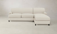 The Carmine Sectional - Performance Woven Chenille Desert